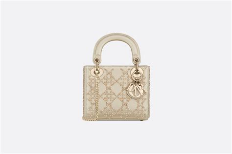 dior mini dior bag beaded cannage lambskin women|Mini Lady Dior Bag Lotus Beaded Cannage Lambskin .